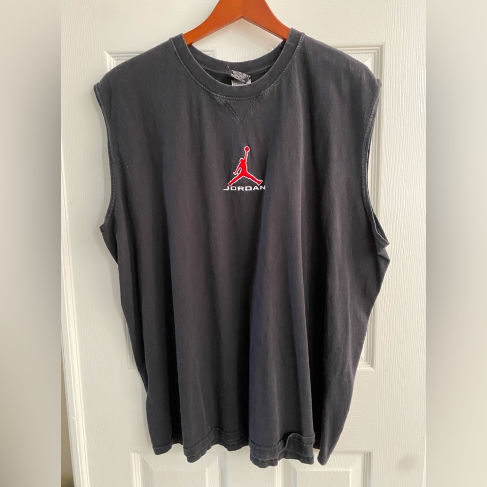 Jordan Black Sleeveless Shirt